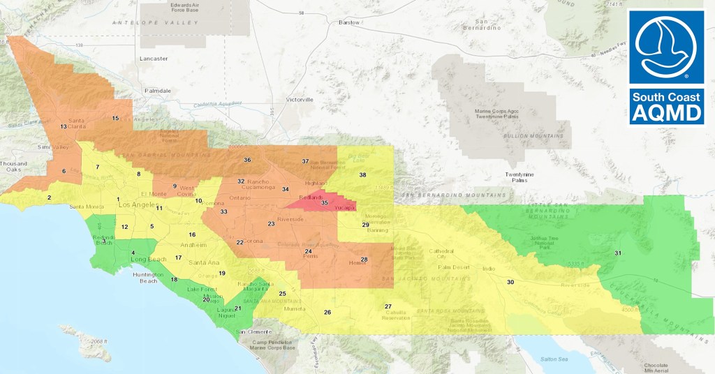 Orange County Expects Good Air Quality on the Coast Monday October 19