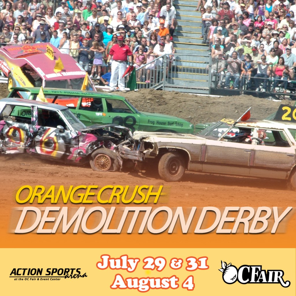 Orange County Fairgrounds Features Demolition Derby Friday July 29 2022