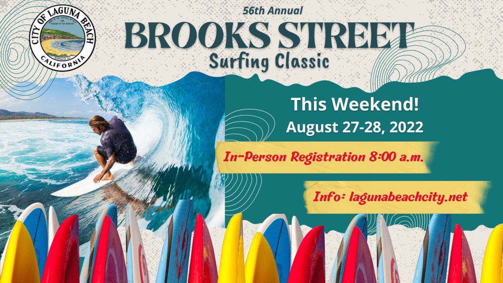 Laguna Beach Brooks Street Surfing Classic Saturday August 27 2022