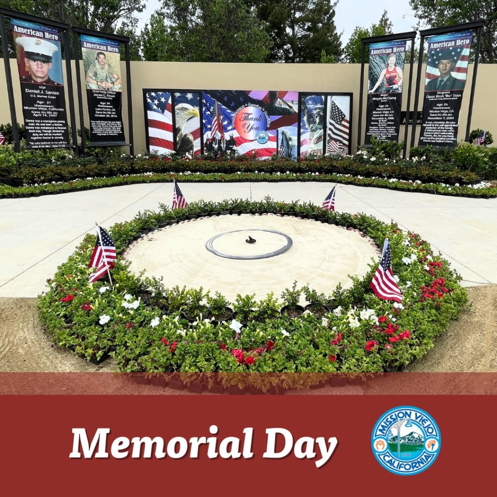 Mission Viejo Memorial Day Ceremony Monday May 29 2023 South OC Beaches