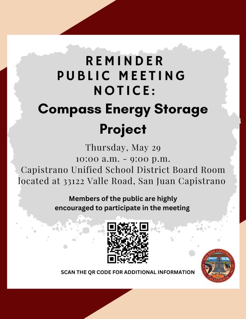 Orange County California Compass Energy Storage Project Meeting Guide ...
